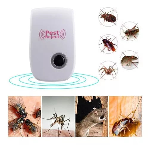 Repelente ultrasónico electrónico para plagas y repelente de insectos para el hogar
